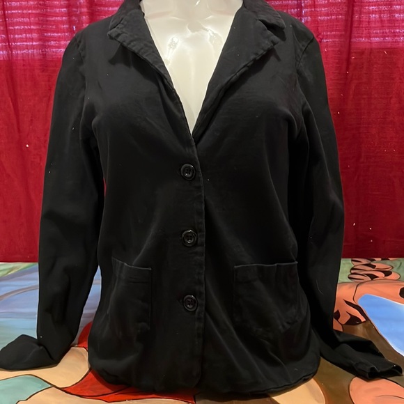 Cotton On black cotton long sleeve jacket with collar. lowest price today only - Picture 1 of 6